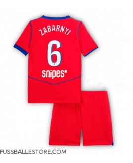 Günstige Paris Saint-Germain Illia Zabarnyi #6 3rd trikot Kinder 2025-26 Kurzarm (+ Kurze Hosen)